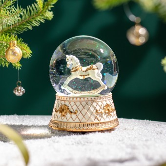 Музыкальная статуэтка "снежный шар" 10х10х14 см Lefard (146-2222)