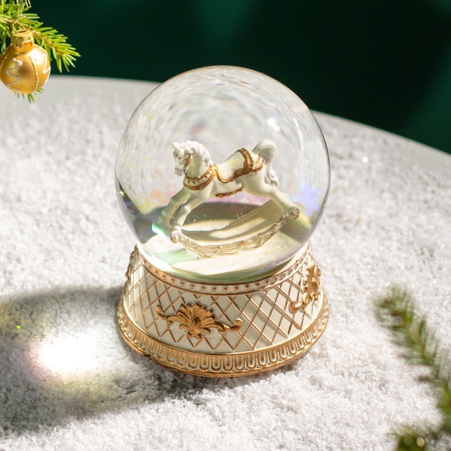 Музыкальная статуэтка "снежный шар" 10х10х14 см Lefard (146-2222)