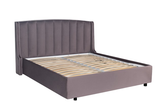 Кровать Odry c подъем.мех. велюр лилово-серый Vel19 206*220*120 (TT-00006002) Кровать Odry c подъем.мех. велюр лилово-серый Vel19 206*220*120 (TT-00006002)