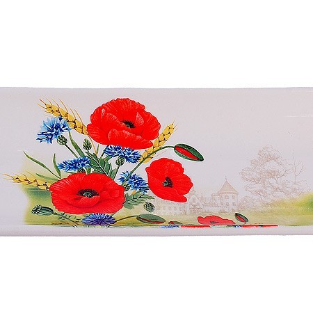 Блюдо сервировочное 28х10,6х3см Цветущие Маки доломит LR (60289) Блюдо сервировочное 28х10,6х3см Цветущие Маки доломит LR (60289)