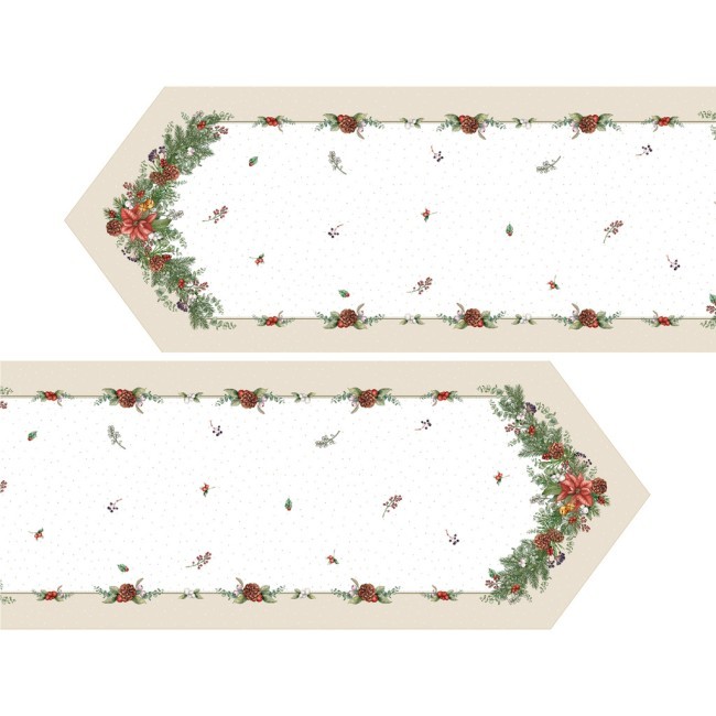 Дорожка на стол 45х300 cm  "celebration", цвет: бежевый, tm lefard, полиэстер 100% Lefard (986-001-32)