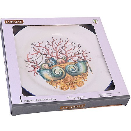 Блюдо круглое 25,5см Страна чудес доломит LR (30821) Блюдо круглое 25,5см Страна чудес доломит LR (30821)