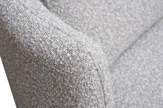 Кресло Verona вращающееся, букле серый Orso-SER/бронза 70*77*80см (TT-00016876)