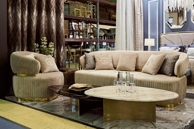 Кресло Glarus, велюр серый 90*88*86см (TT-00009826)