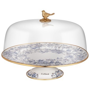 Тортовница lefard с крышкой, серия royal garden, диа.30см Lefard (950-680) Тортовница lefard с крышкой, серия royal garden, диа.30см Lefard (950-680)