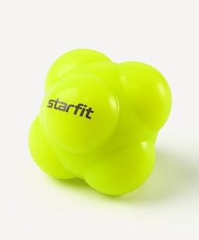 Мяч реакционный STARFIT RB-301, силикагель, ярко-зеленый (1041687)