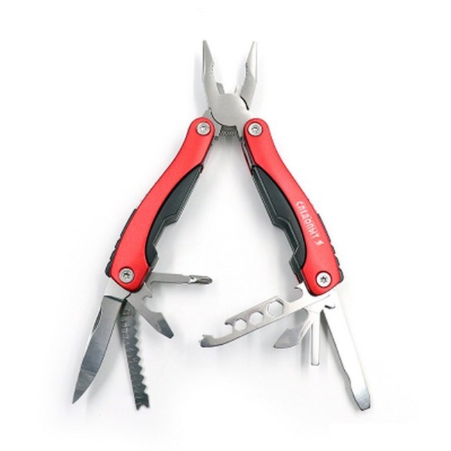 Мультитул (плоскогубцы) Следопыт средний 9 предметов в чехле PF-MT-07 (61014)