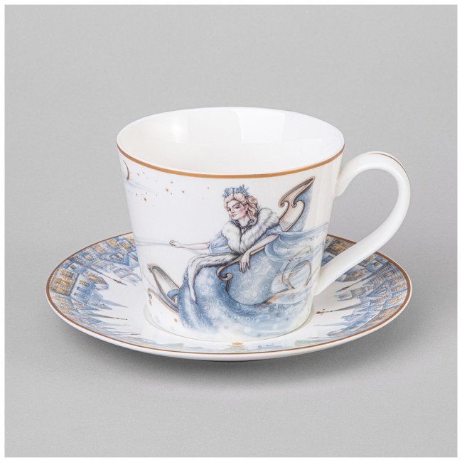 Чайная пара lefard "снежная королева" 300 мл Lefard (590-624)