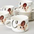 Кофейный набор lefard "coffee mania" на 6 пер. 12 пр. 180 мл Lefard (165-571)