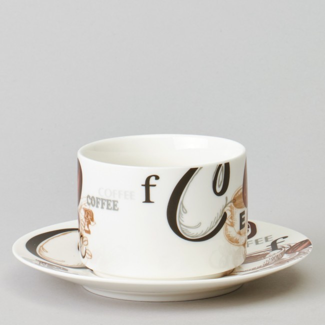 Кофейный набор lefard "coffee mania" на 6 пер. 12 пр. 180 мл Lefard (165-571)