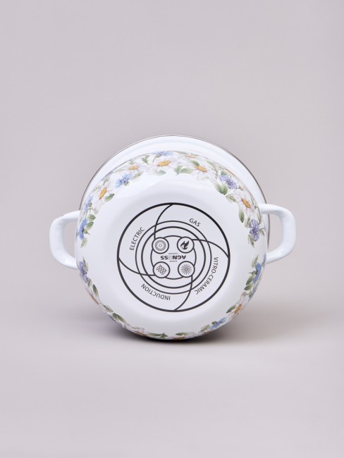 Набор кастрюль agness эмалированных серия "sentiment", 6пр. 1,5/2,8/3,6л, 16х10/20х12/22х13см Agness (934-721) Набор кастрюль agness эмалированных серия "sentiment", 6пр. 1,5/2,8/3,6л, 16х10/20х12/22х13см Agness (934-721)