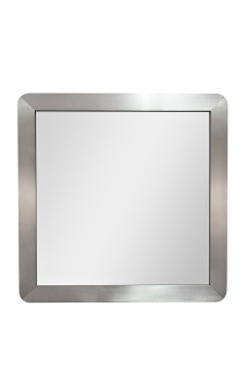 Зеркало рама нерж.сталь/мат.никель 110*110*7,5см (TT-00015512)