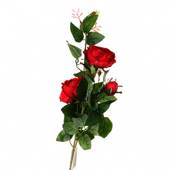 Цветок искусственный "роза" длина=90 см Huajing Plastic (23-258)