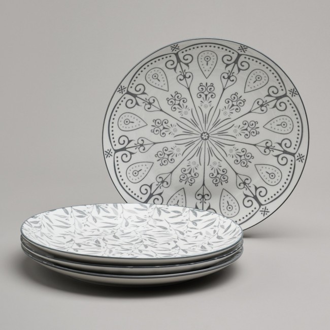 Набор тарелок закусочных bronco "dreams" из 32 шт. диаметр=20,5 см Bronco (582-124) Набор тарелок закусочных bronco "dreams" из 32 шт. диаметр=20,5 см Bronco (582-124)