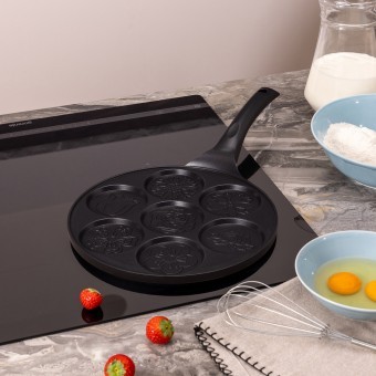 Сковорода agness "flower story" для оладий с антипригар.покрытием диаметр=26.5 см Agness (932-031)