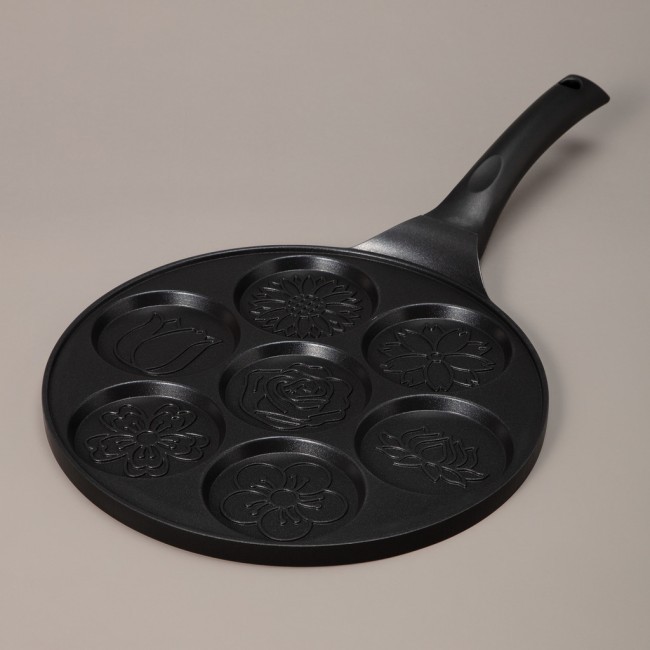 Сковорода agness "flower story" для оладий с антипригар.покрытием диаметр=26.5 см Agness (932-031) Сковорода agness "flower story" для оладий с антипригар.покрытием диаметр=26.5 см Agness (932-031)