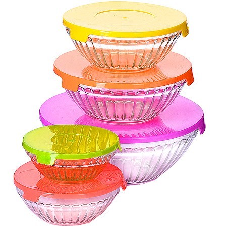 Салатницы 0,15/0,22/0,35/0,61/0,9л стек/пластик LR (29994) Салатницы 0,15/0,22/0,35/0,61/0,9л стек/пластик LR (29994)