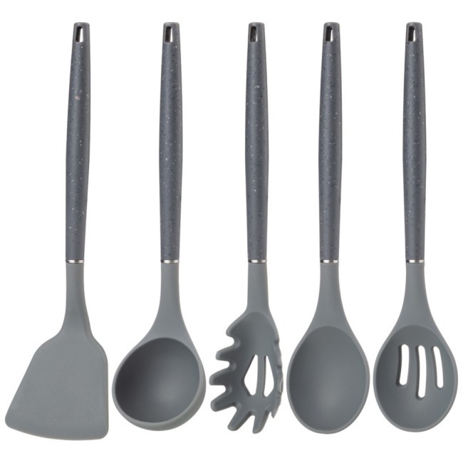 Набор agness из 12пр: 5 ножей,доска,подставка,половник,ложка,лопатка,шумовка,ложка для спагетти Agness (671-201)