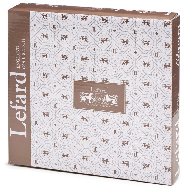 Набор тарелок закусочных lefard "charm" 2 шт. 20*3 см (с золотой линией) Lefard (779-362)