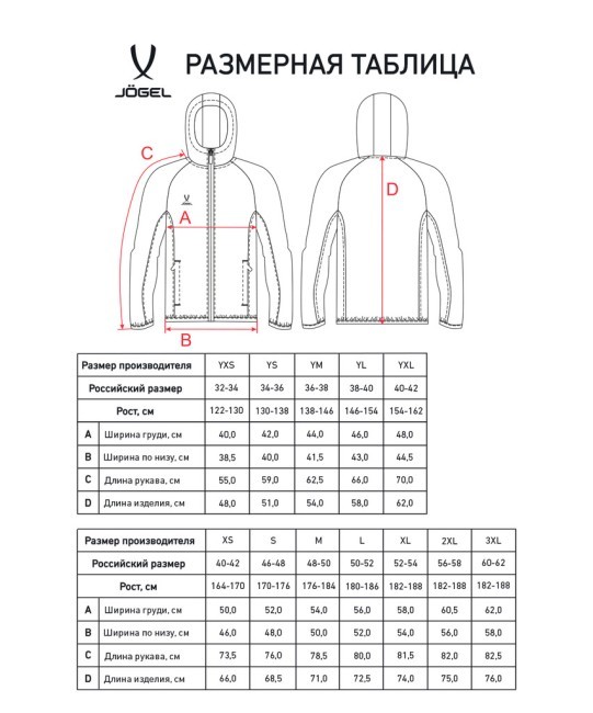 Худи на молнии JOGEL ESSENTIAL Athlete Hooded FZ Jacket, темно-синий (2130811)
