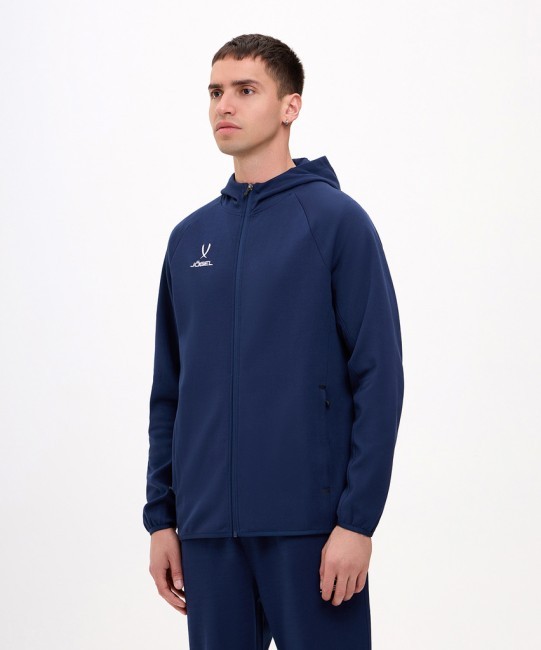 Худи на молнии JOGEL ESSENTIAL Athlete Hooded FZ Jacket, темно-синий (2130810)