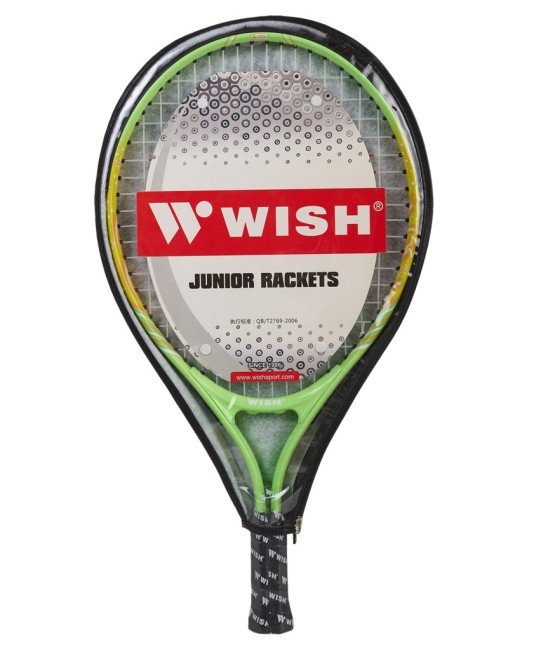 Ракетка для большого тенниса WISH AlumTec JR 2900 19'', зеленый (2107706) Ракетка для большого тенниса WISH AlumTec JR 2900 19'', зеленый (2107706)