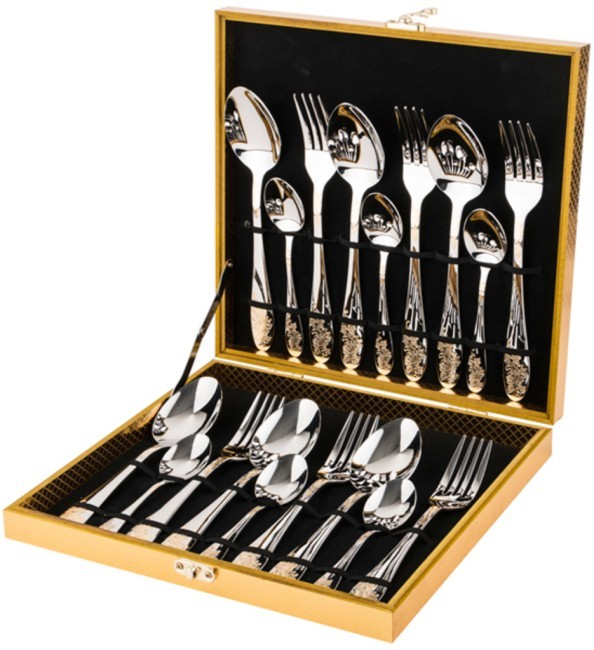 Набор столовых приборов agness на 6 персон 18 пр.в деревянной шкатулке серия garden Agness (922-127) Набор столовых приборов agness на 6 персон 18 пр.в деревянной шкатулке серия garden Agness (922-127)