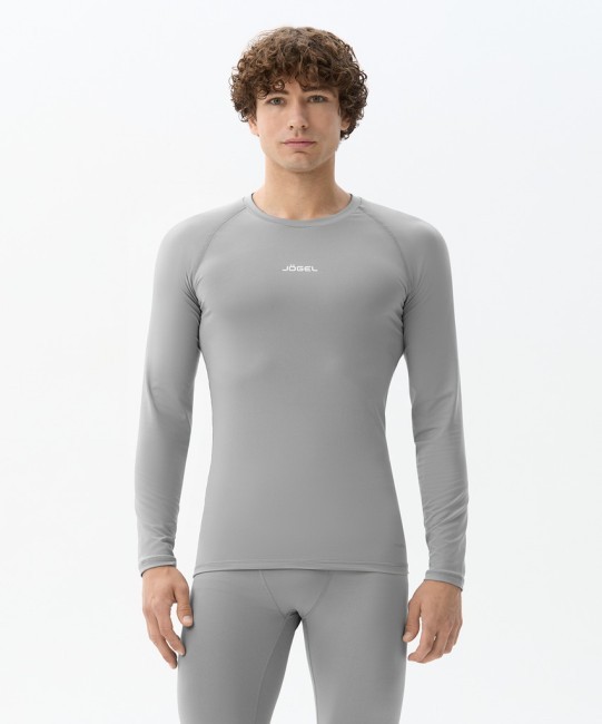 Футболка компрессионная с длинным рукавом JOGEL PerFormDRY Baselayer LS Tee, серый (2117545)