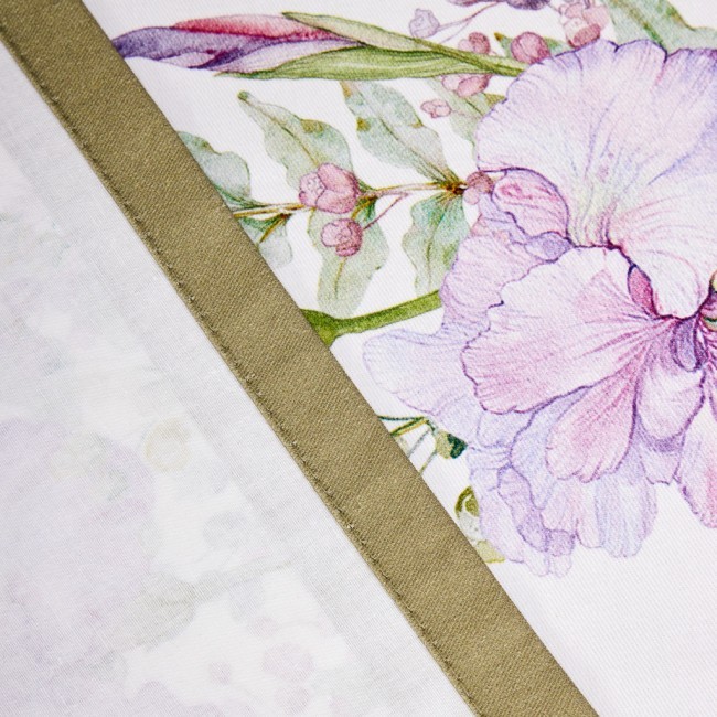 Скатерть "ирисы" 140х180см ,белый, 100% хлопок,твил пропитка Lefard (850-743-2) Скатерть "ирисы" 140х180см ,белый, 100% хлопок,твил пропитка Lefard (850-743-2)