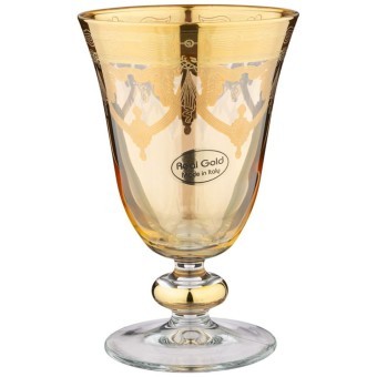 Набор бокалов для вина/воды из 6 штук 280мл "amalfi ambra oro" ART DECOR (326-083)