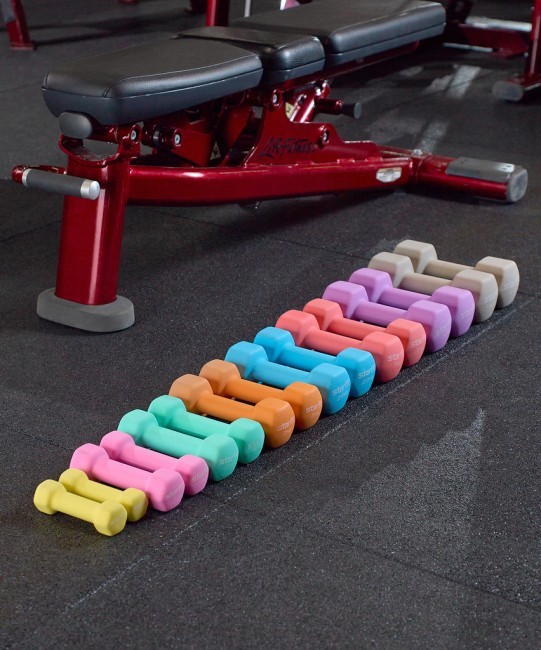 Гантель неопреновая STARFIT DB-201 1 кг, розовый пастельный (2103508) Гантель неопреновая STARFIT DB-201 1 кг, розовый пастельный (2103508)