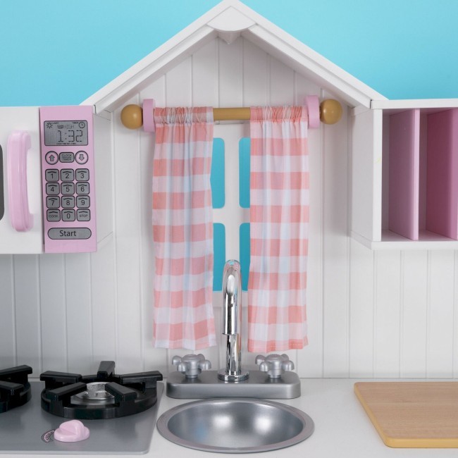 Игровая кухня для девочки из дерева "Модерн" (Modern Country Kitchen) (53222_KE)