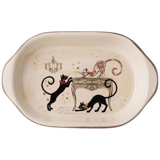 Блюдо agness "парижские коты" 28*17,5*4,5 см Agness (358-1731)