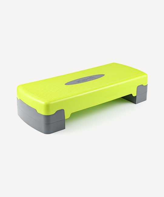 БЕЗ УПАКОВКИ Степ-платформа фиксирующаяся STARFIT SP-103 65х26х15 см, 2-х уровневая, лаймовый (2134156)
