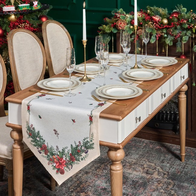 Дорожка на стол 45х400 cm "celebration", цвет: бежевый, tm lefard, полиэстер 100% Lefard (986-001-33) Дорожка на стол 45х400 cm "celebration", цвет: бежевый, tm lefard, полиэстер 100% Lefard (986-001-33)