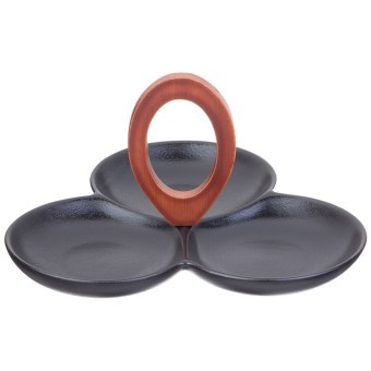 Менажница 3 секции lefard "native" 24*24*14 см с дерев. ручкой Lefard (587-199) Менажница 3 секции lefard "native" 24*24*14 см с дерев. ручкой Lefard (587-199)