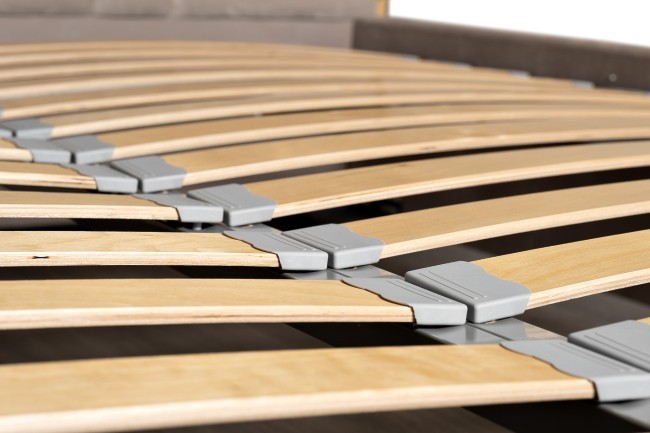 Кровать Lancy 180см, велюр серый 200*220*146см (TT-00009831)