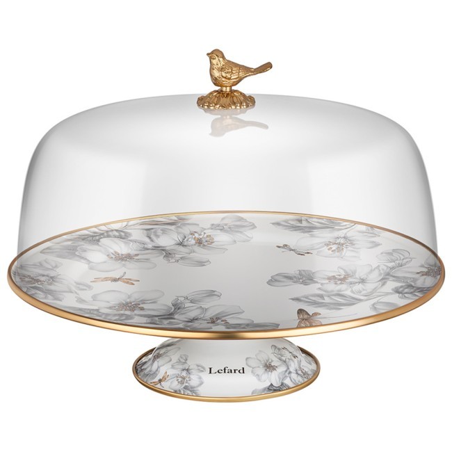 Тортовница lefard с крышкой, серия яблоневый сад, диа.30см Lefard (950-741)