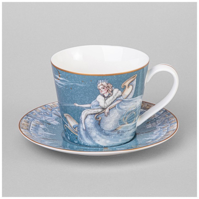 Чайная пара lefard "снежная королева" 300 мл Lefard (590-625)