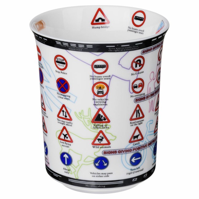 Кружка lefard "дорожные знаки" 500 мл Lefard (85-1092)