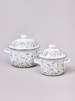 Набор кастрюль agness эмалированных серия "sentiment", 4пр. 1,5л и 2,8л, 16х10см, 20х12см Agness (934-719) Набор кастрюль agness эмалированных серия "sentiment", 4пр. 1,5л и 2,8л, 16х10см, 20х12см Agness (934-719)