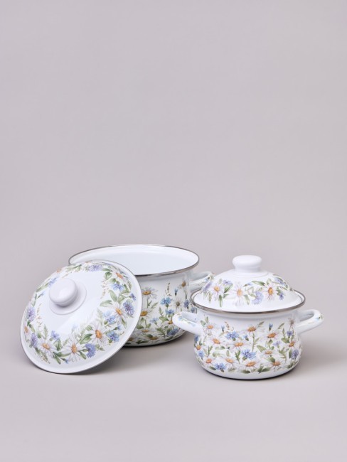 Набор кастрюль agness эмалированных серия "sentiment", 4пр. 1,5л и 2,8л, 16х10см, 20х12см Agness (934-719) Набор кастрюль agness эмалированных серия "sentiment", 4пр. 1,5л и 2,8л, 16х10см, 20х12см Agness (934-719)