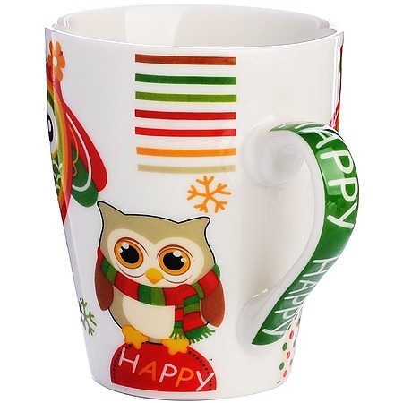 Кружка 340мл Совушки (мин. 4шт)LR (24447) Кружка 340мл Совушки (мин. 4шт)LR (24447)
