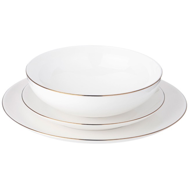 Набор посуды lefard "кристал'' голд обеденный на 6 пер. 18 пр. Lefard (414-050) Набор посуды lefard "кристал'' голд обеденный на 6 пер. 18 пр. Lefard (414-050)