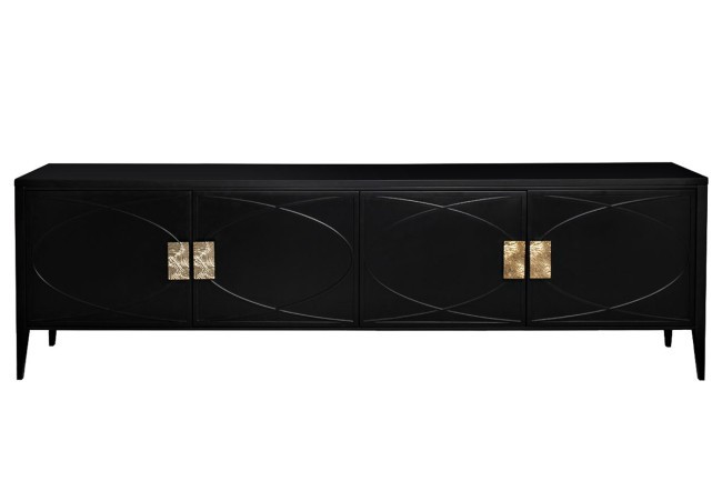 Тумба под TV черная 200*60*40см (TT-00011379)