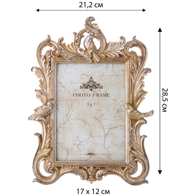 Фоторамка коллекция "рококо", 21,2*2,3*28,5cm Lefard (504-368)