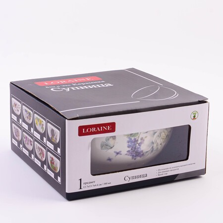 Супница 580мл Букет фантазий доломит LR (60207)