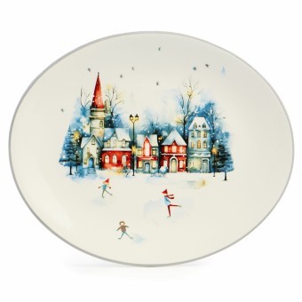 Блюдо овальное agness "с новым годом!" 31,5*25,5*3 см Agness (358-2340) Блюдо овальное agness "с новым годом!" 31,5*25,5*3 см Agness (358-2340)