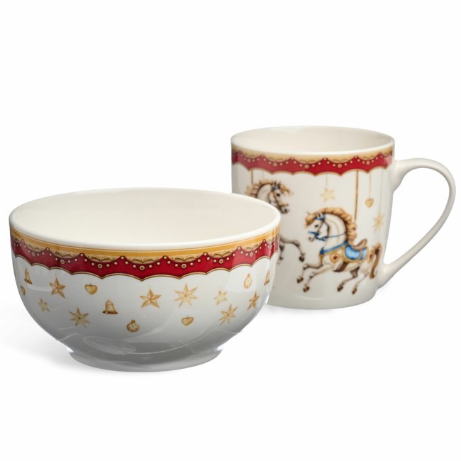 Набор для завтрака lefard "карусель", 2 пр.: салатник 500мл, кружка 360мл Lefard (260-1056) Набор для завтрака lefard "карусель", 2 пр.: салатник 500мл, кружка 360мл Lefard (260-1056)