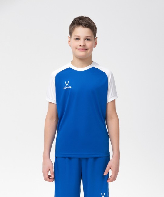 Футболка игровая JÖGEL CAMP Reglan Jersey, синий/белый, детский (702241) Футболка игровая JÖGEL CAMP Reglan Jersey, синий/белый, детский (702241)